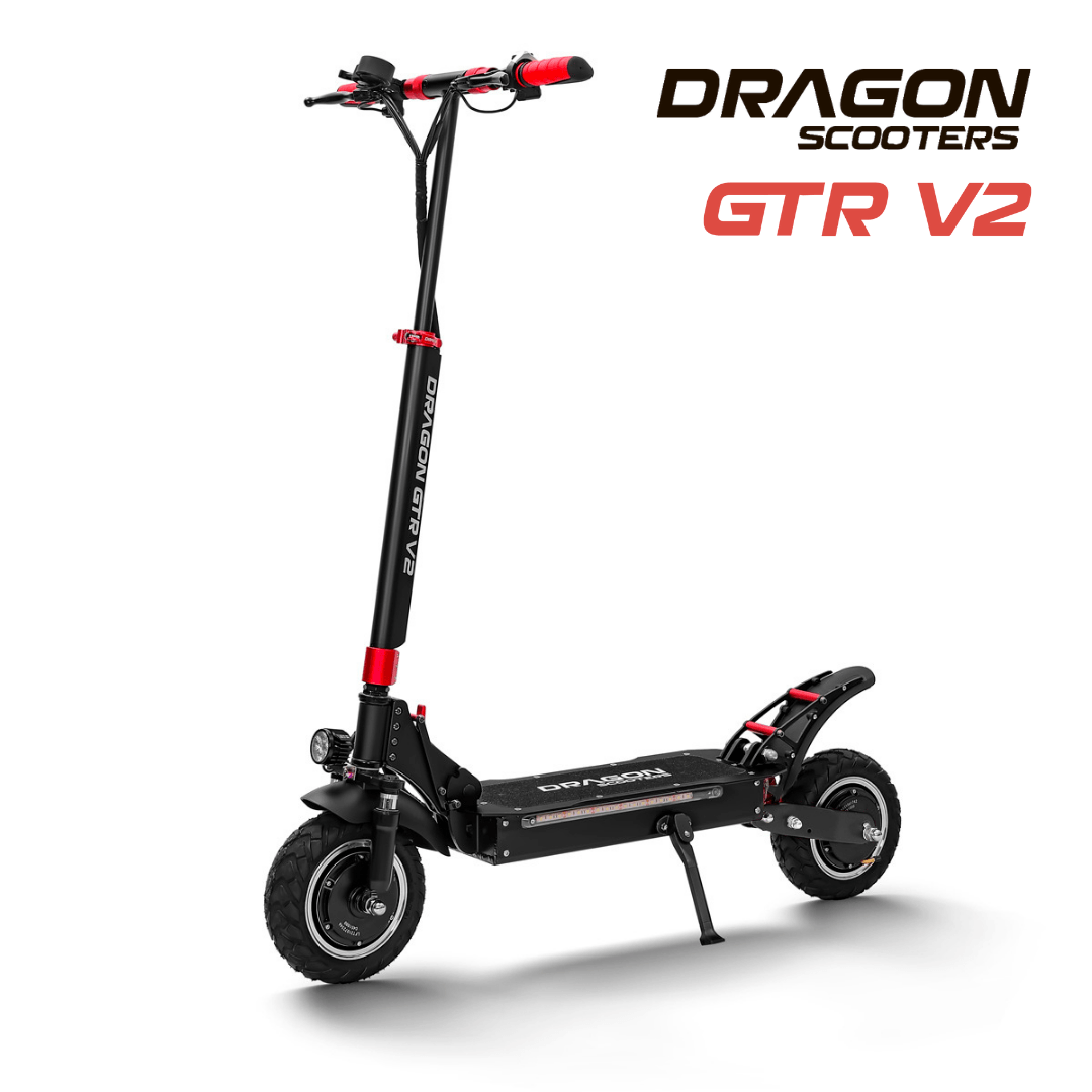 ELECTRIC SCOOTER DRAGON GTR V2 DUAL MOTOR 1600 WATTS Max 2400 WATTS