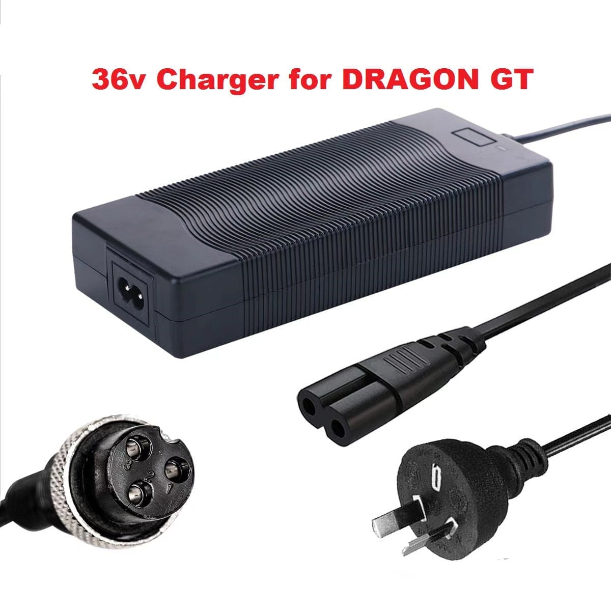 36V ORIGINAL DRAGON CHARGER FOR DRAGON GT ELECTRIC SCOOTER - Bike Scooter City