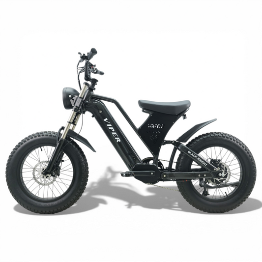 VIPER BLACK KNIGHT FAT TYRE EBIKE 750W 48V 21.2AH Samsung Battery