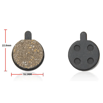 ELECTRIC SCOOTER BRAKE PADS - ROUND SHAPE (1 pair) - Bike Scooter City