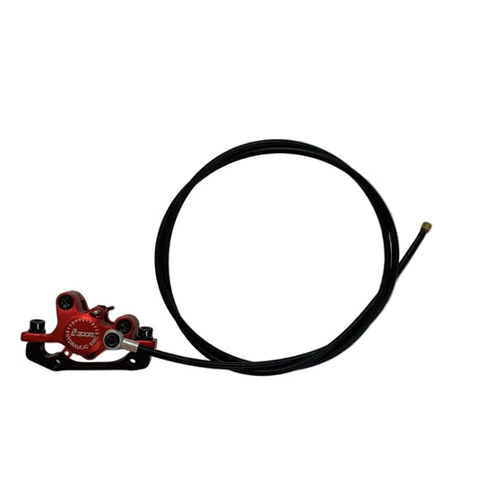 ZOOM HYDRAULIC BRAKE CALIPER FRONT (RED) (FORK)