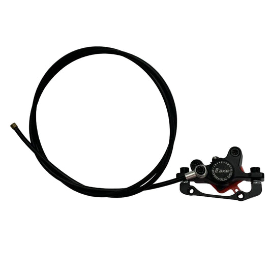 ZOOM HYDRAULIC BRAKE CALIPER FRONT (BLACK) (SWINGARM)