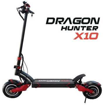DRAGON HUNTER X10 - All Terrain DUAL MOTOR Electric Scooter - Bike Scooter City