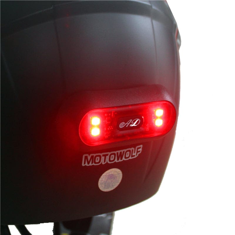 LED helmet light - Rechargeable battery operated - Bike Scooter City