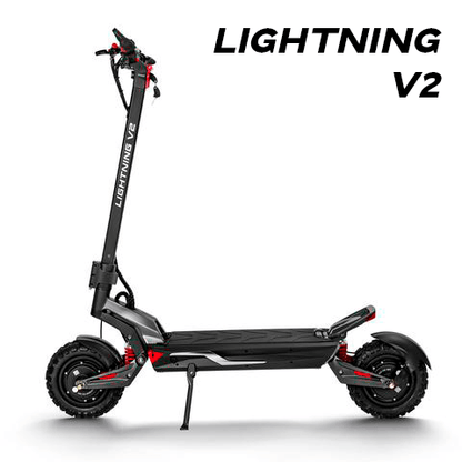 LIGHTNING V2 - DUAL MOTOR HIGH PERFORMANCE ELECTRIC SCOOTER Max 4000 watts PEAK POWER - Bike Scooter City