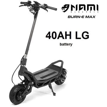 NAMI BURN-E VIPER 2 MAX (40AH) ELECTRIC HYPER SCOOTER - LATEST MODEL- Peak Power 8400W - Bike Scooter City