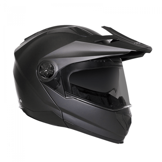 SAFARI MODULAR ADVENTURE HELMET MATT BLACK - Bike Scooter City